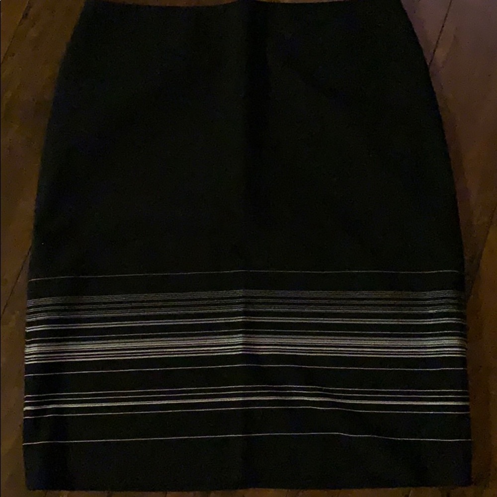 Black skirt w/ white stripe new w/ tag
